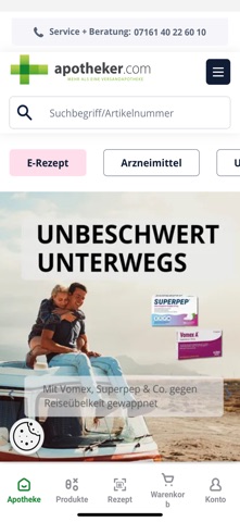 apotheker.com screenshot
