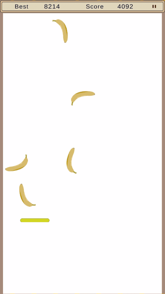 #3. Don't drop bananas game (iOS) Av: Mitsuaki Itasaka