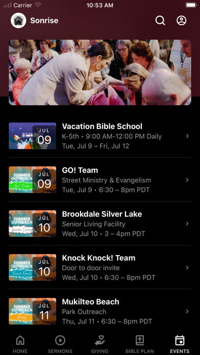 App screenshot