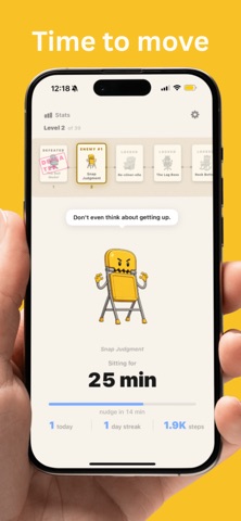 Upster: Sit Less, Move More Screenshot 2 of 6