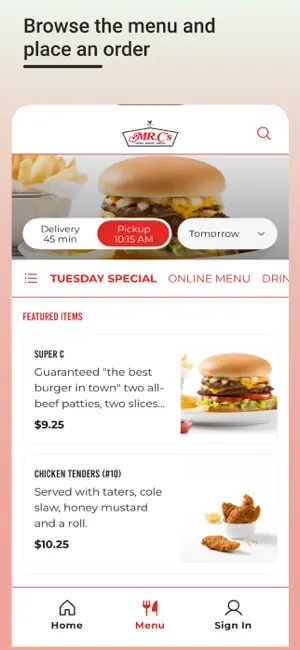 Mr C's Restaurant screenshot 4