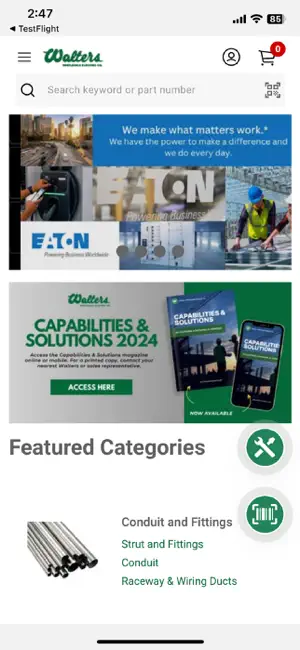 Walters Wholesale Electric screenshot 1