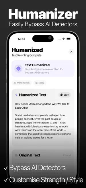 AI Detector & Humanizer AIScan screenshot 3