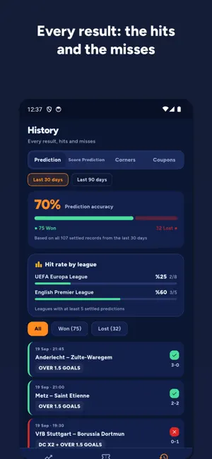 SureWinX: Football Predictions screenshot 3
