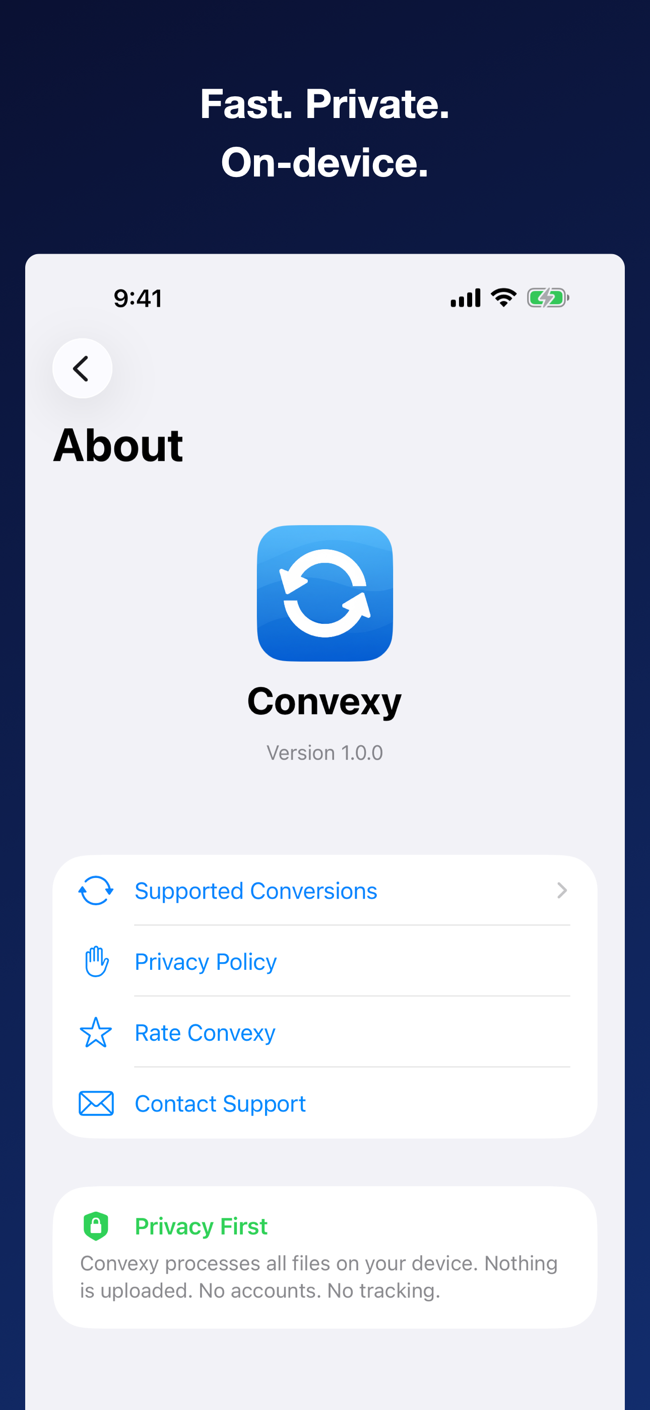 Convexy — File Converter