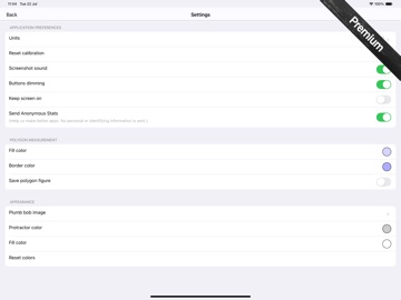 Protractor Smart iPad screenshot