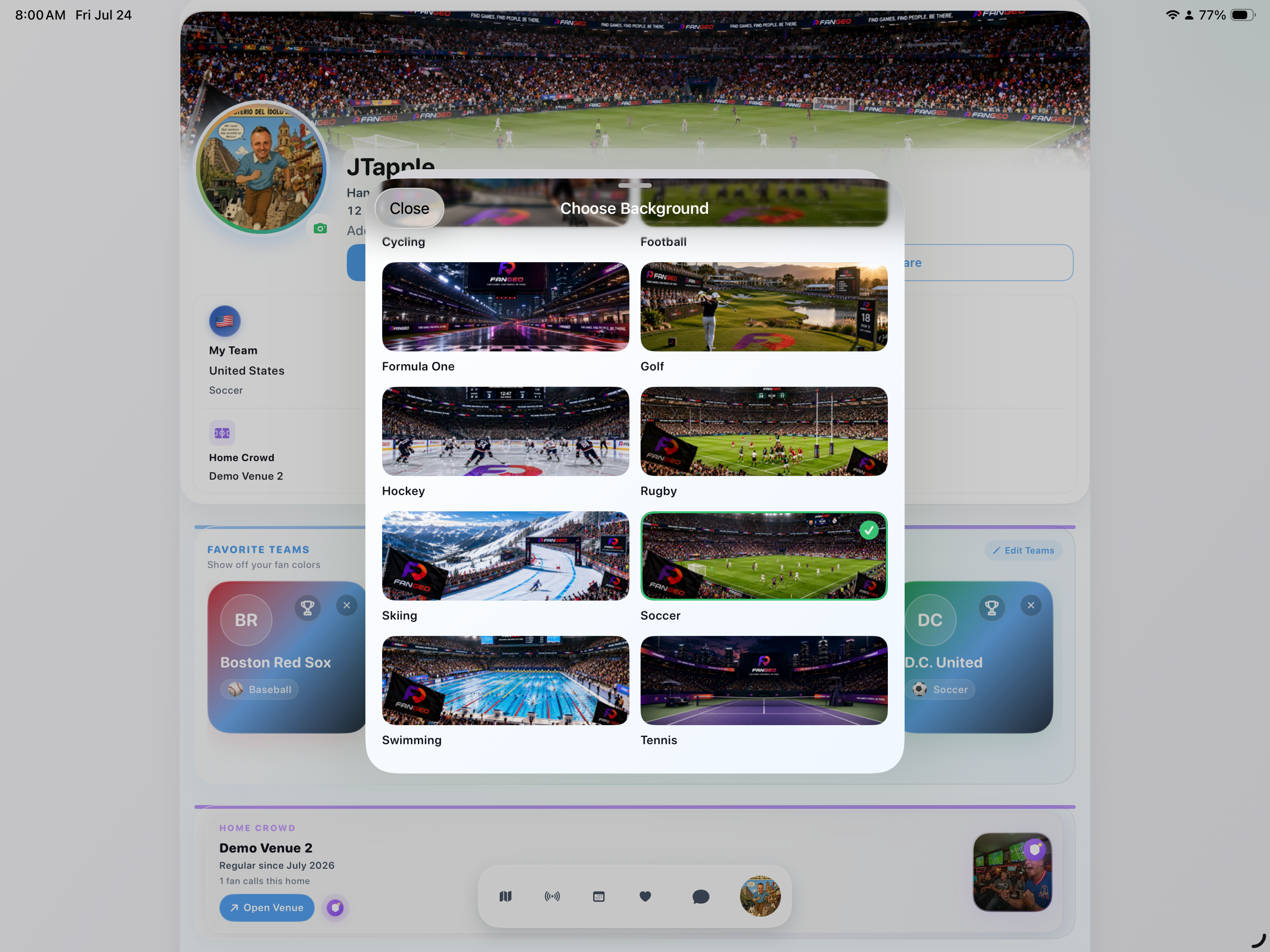 FanGeo Sports screenshot 12