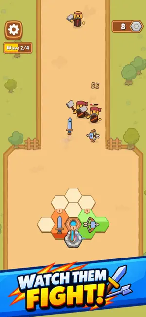 Hexarena: Merge Defense screenshot 2