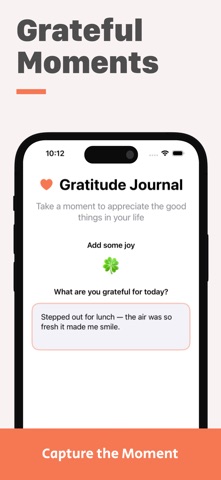 Gratitude Journal — Grati iPhone screenshot
