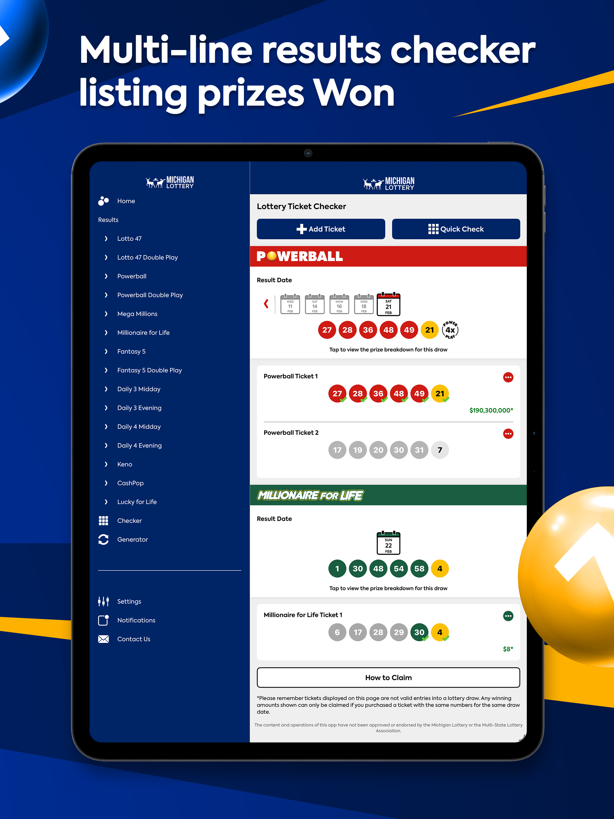 Michigan Lottery Numbers screenshot 10