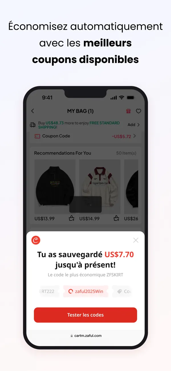 Screenshot #1 pour Coupert : Coupons & Cash Back
