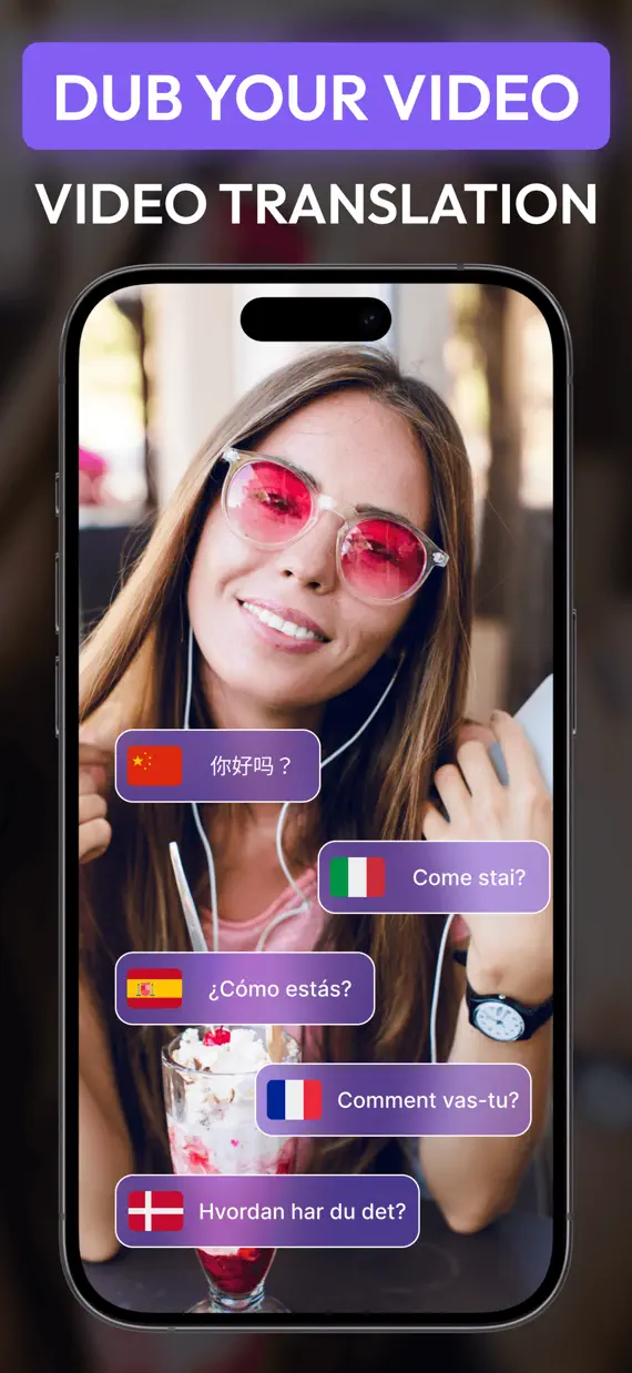 AI Video Dubbing: DubX screenshot 1