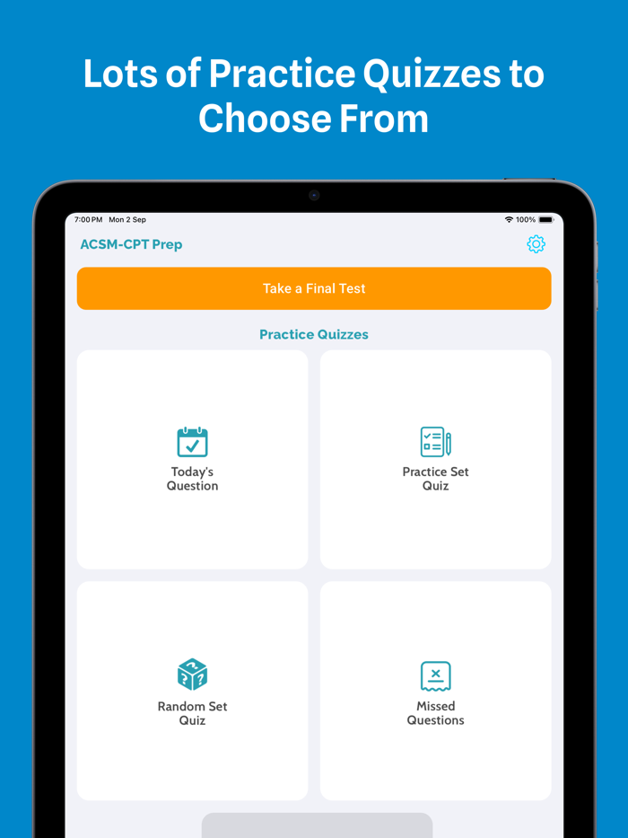ACSM CPT Exam preparation