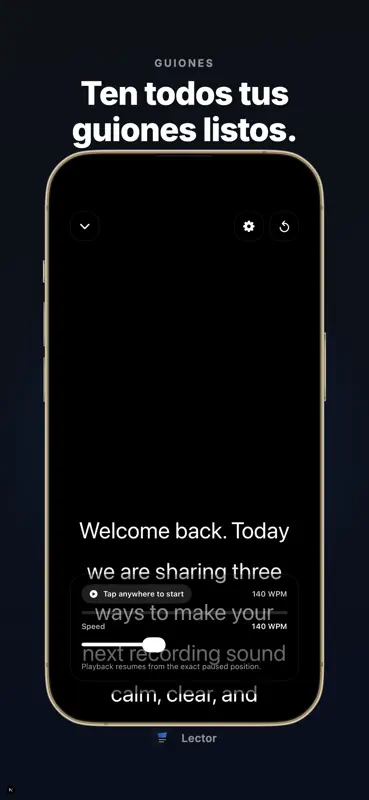 Lector: Teleprompter Guiones screenshot 5 of 6