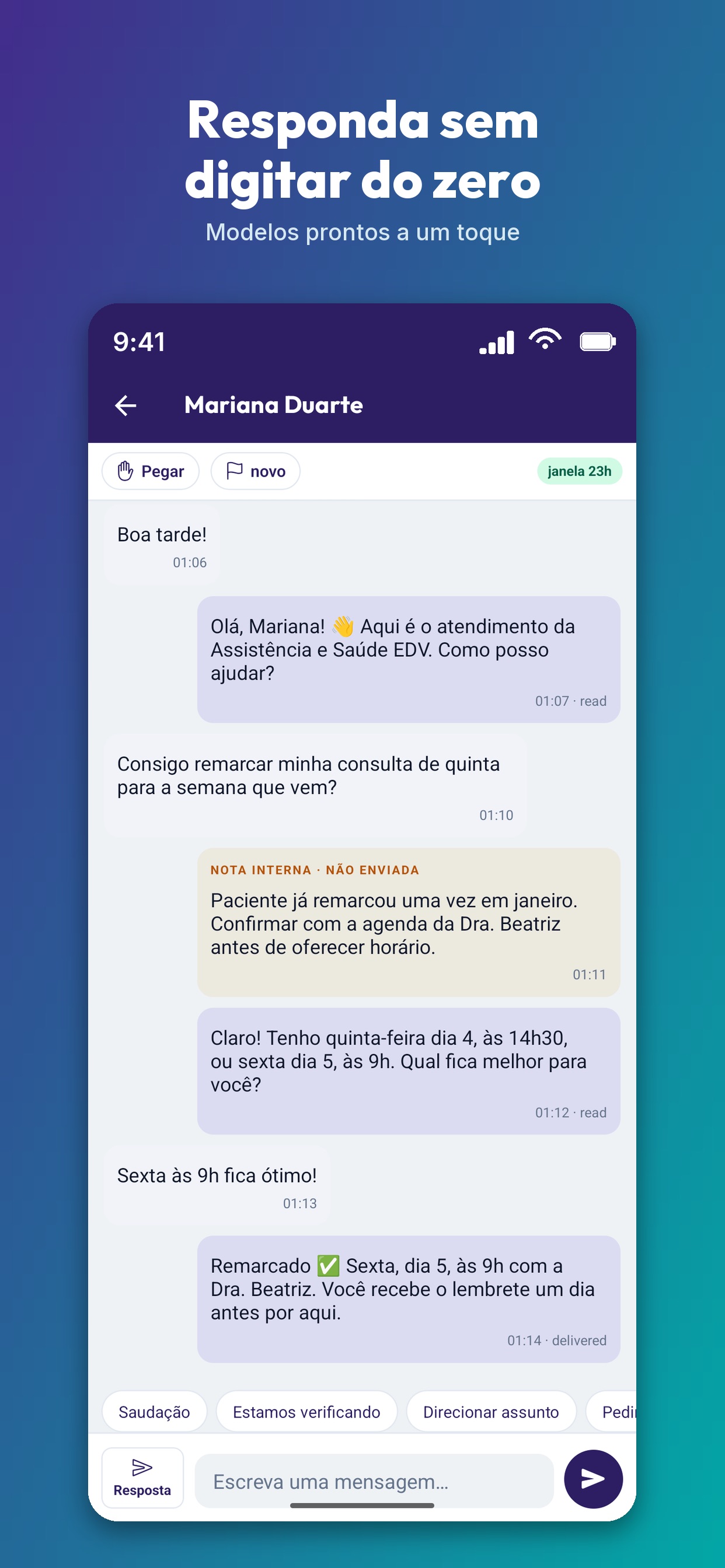 Screenshot 1 of EDV Atendimento