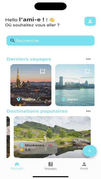 Voyageons Ensemble Screenshot
