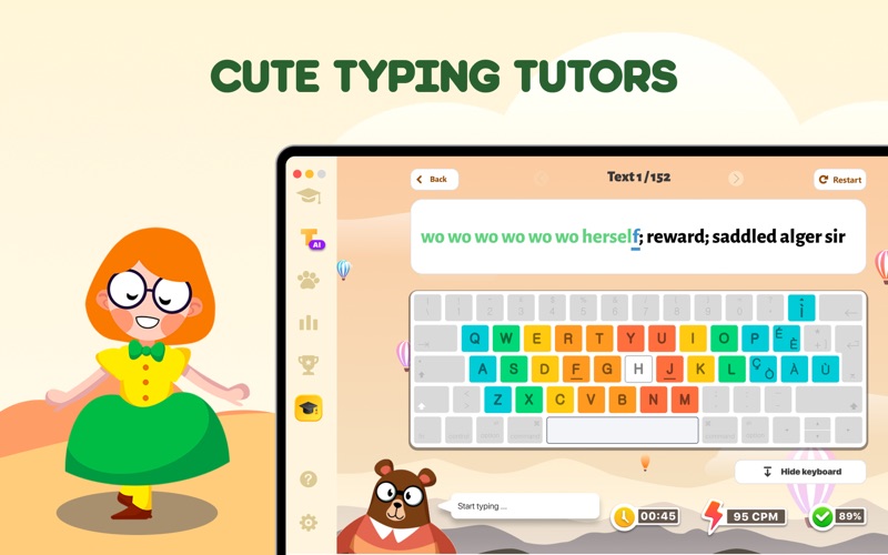 Master of Typing for Kids Screenshot