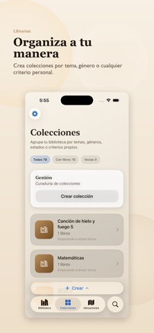 Librarian — Tu biblioteca iPhone screenshot