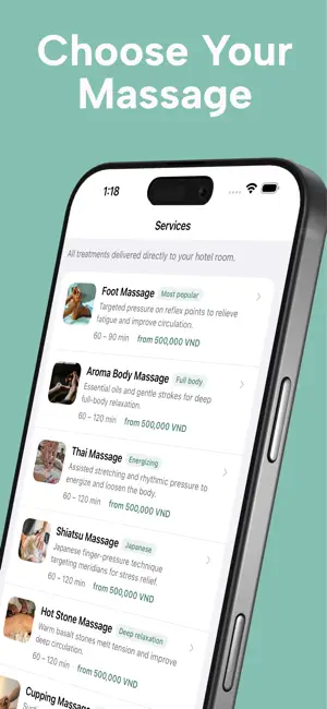 MassageGo screenshot 2