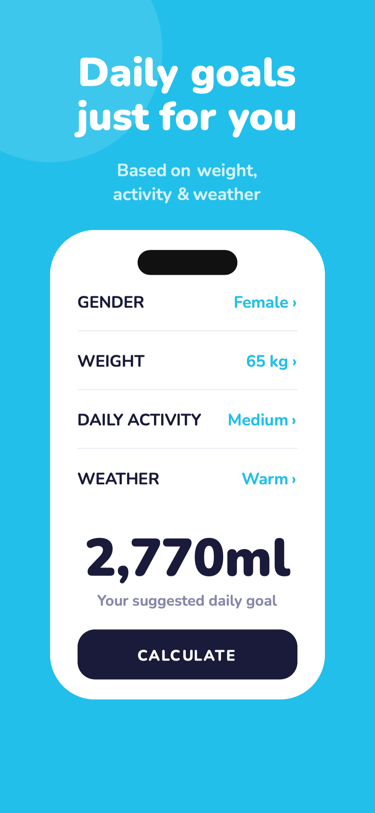 Water Well – Hydration Tracker