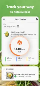 Keto Diet Food Diary screenshot #1 for iPhone