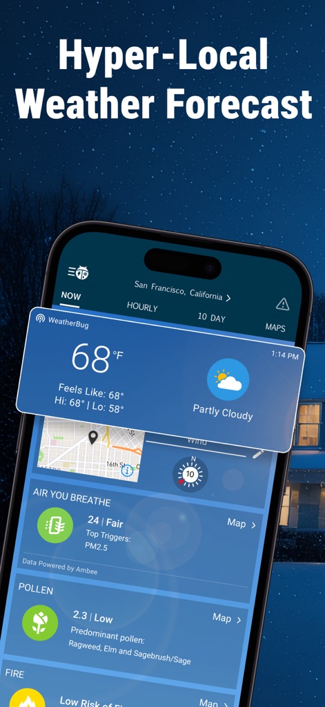 WeatherBug: Weather Forecast - Hyper-Local Insights