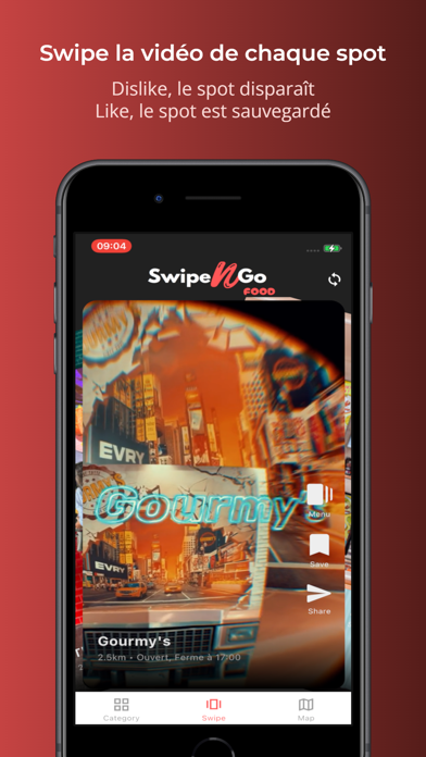 SwipeNGo - Restaurants Screenshot