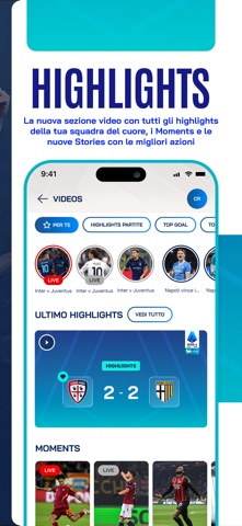 Lega Serie A - Official app iPhone screenshot 4
