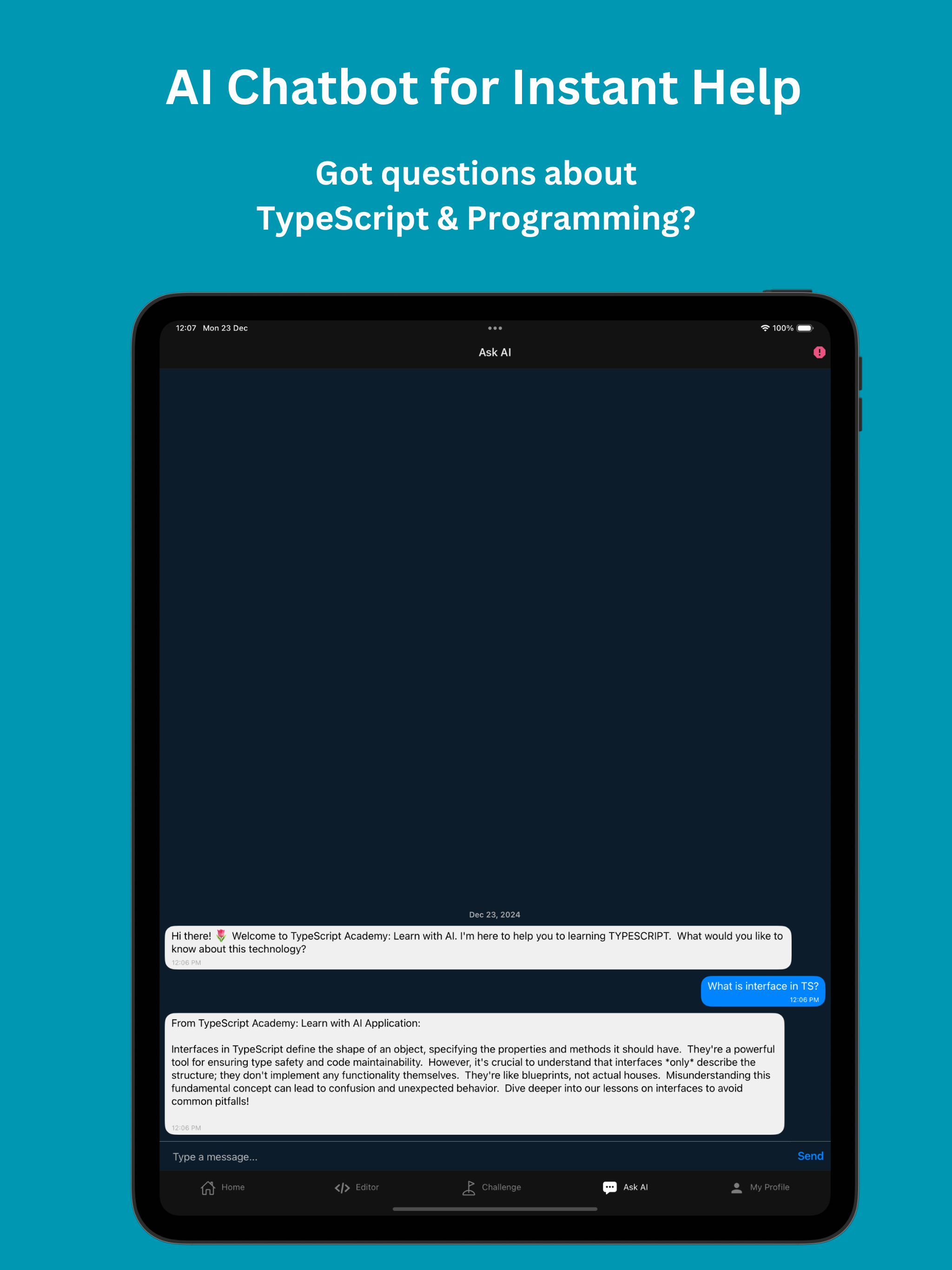 Learn TypeScript | Code & Run