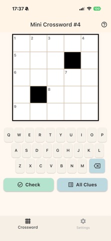 Daily Mini Crosswords Screenshot 1 of 2