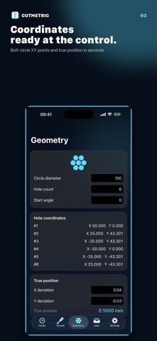 CutMetric: CNC Feeds & Math Screenshot 3 of 6