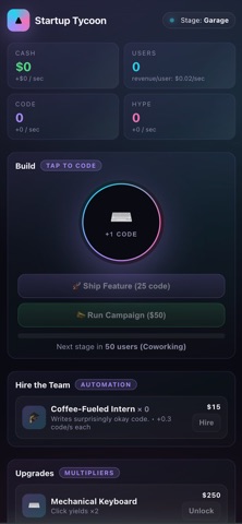 Startup Simulator : Inc. Screenshot 1 of 4