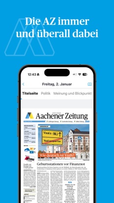 Aachener Zeitung E-Paper screenshot 1