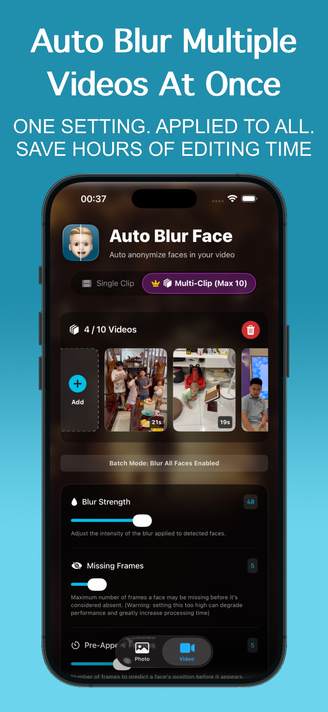 Auto Blur Faces: Photo & Video screenshot 7