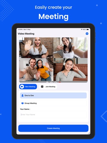 Video Meet - Video Chat iPad screenshot