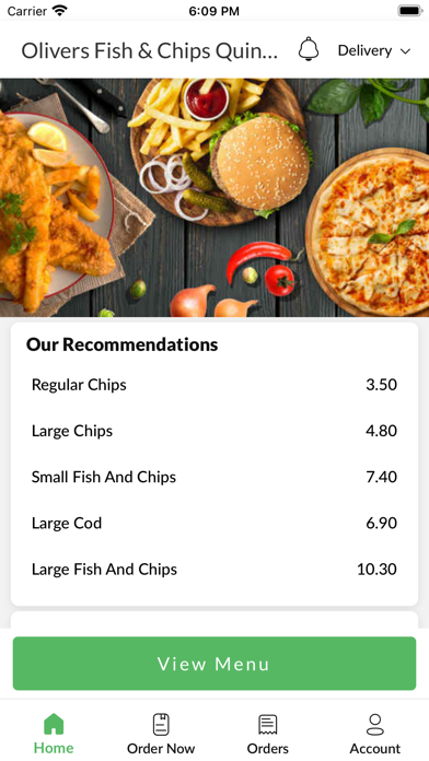 Olivers Fish and Chips Quinton Screenshot