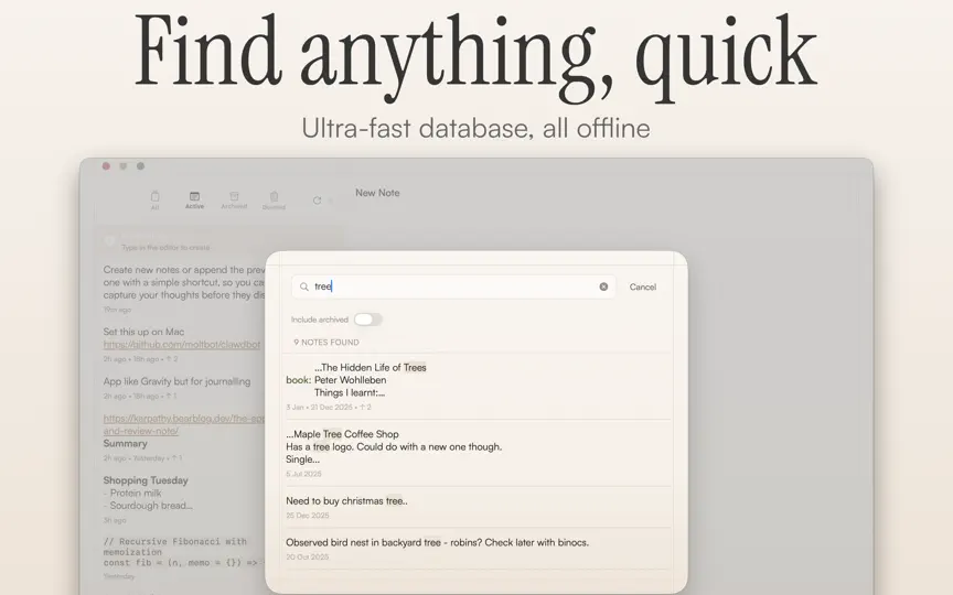 Captura de pantalla de Gravity – The Simplest Notes en iPhone 3