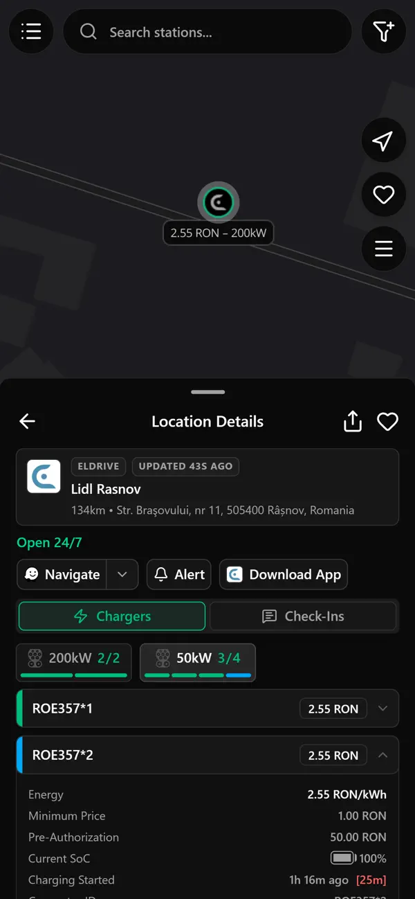 Screenshot #2 pour AmpWhere - EV Charging Map