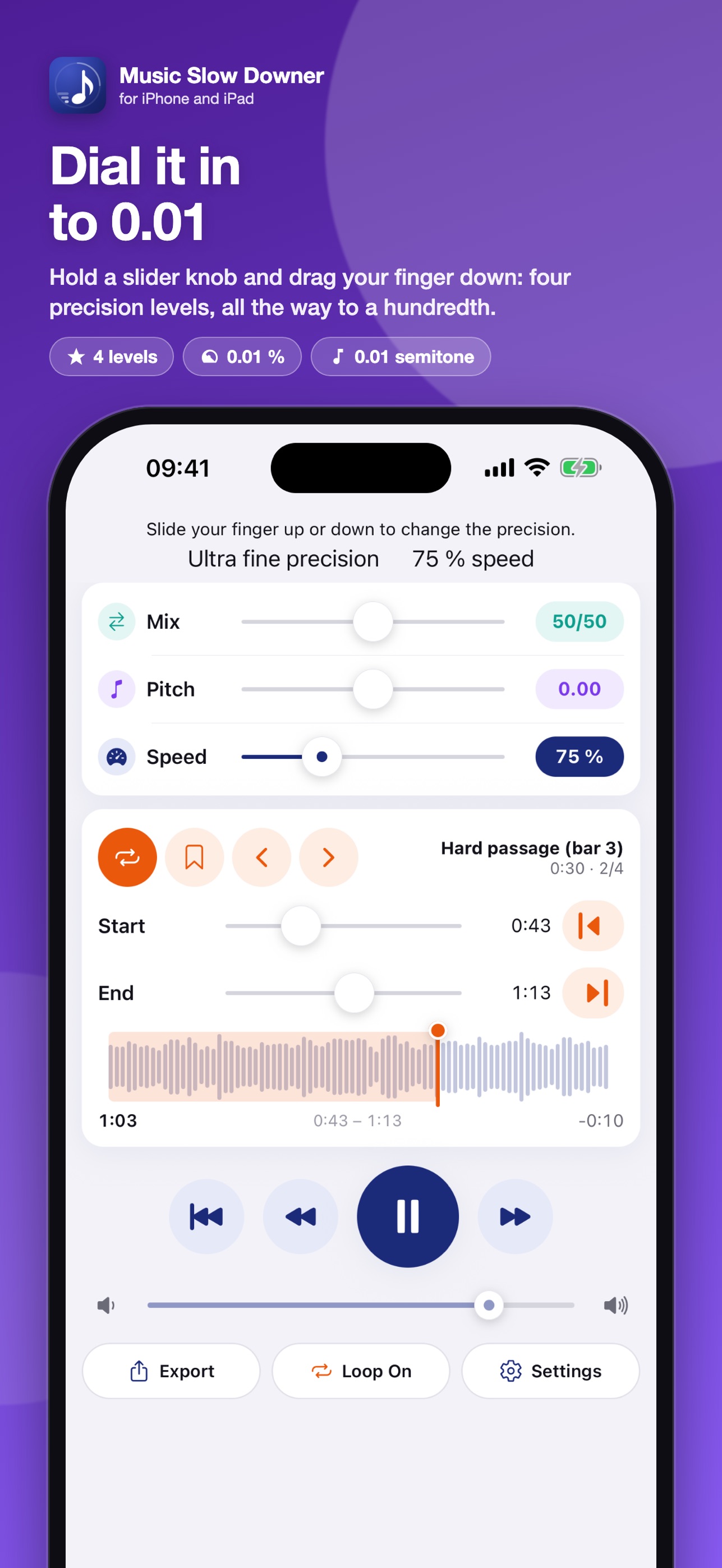 Screenshot 2 of Music Slow Downer