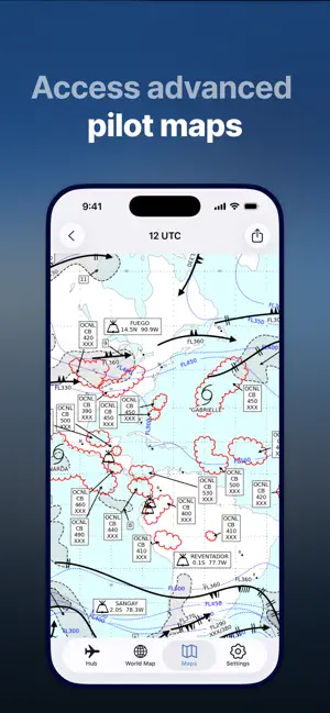 Turbulence Forecast iPhone screenshot 5