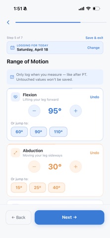 MoveAgain: Knee & Hip Recovery screenshot