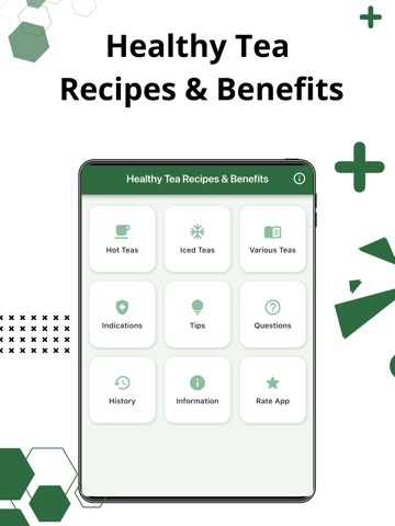 Healthy Tea Recipes & Benefits iPad screenshot