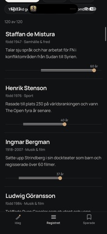 Svenska avtryck screenshot 5