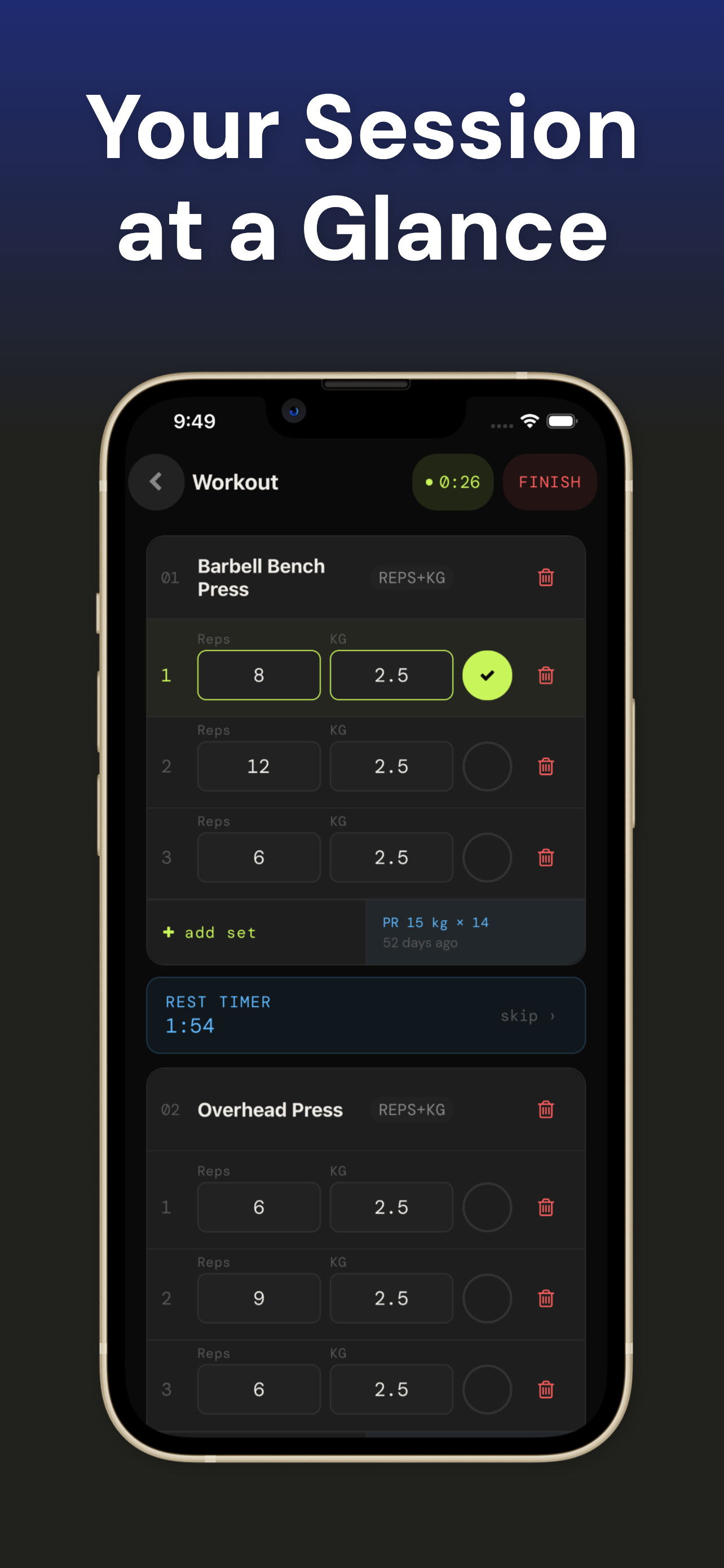 MyTracker - Workout Logger
