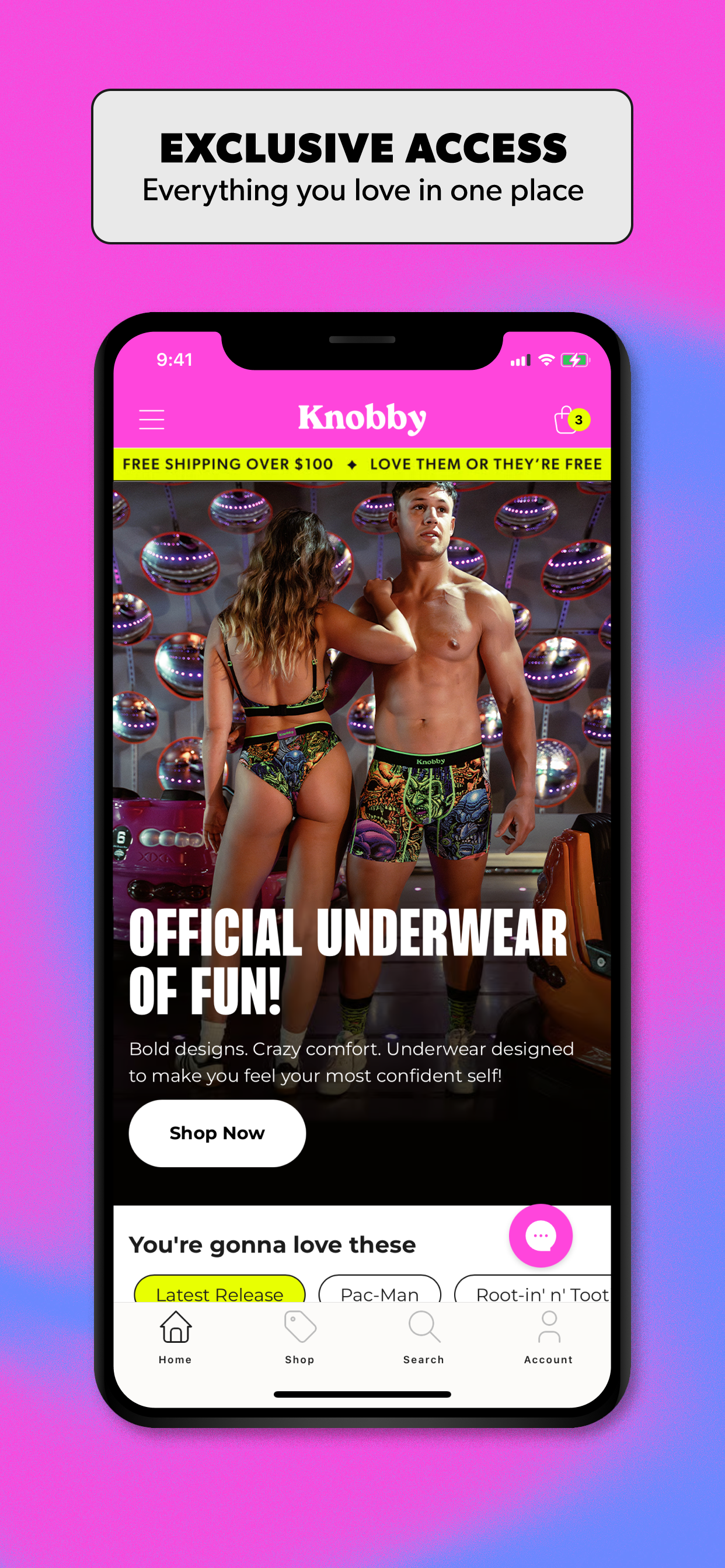 Knobby Underwear screenshot 2