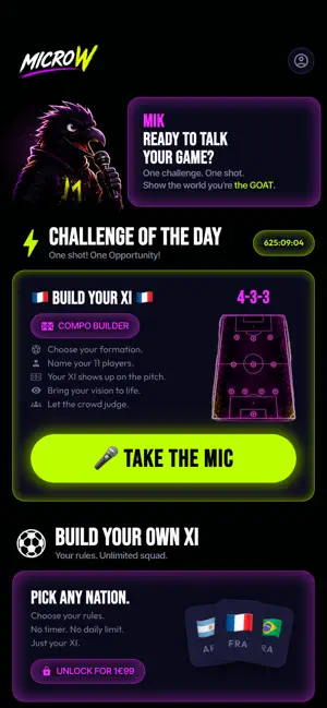 Microw - Take the Mic screenshot 1