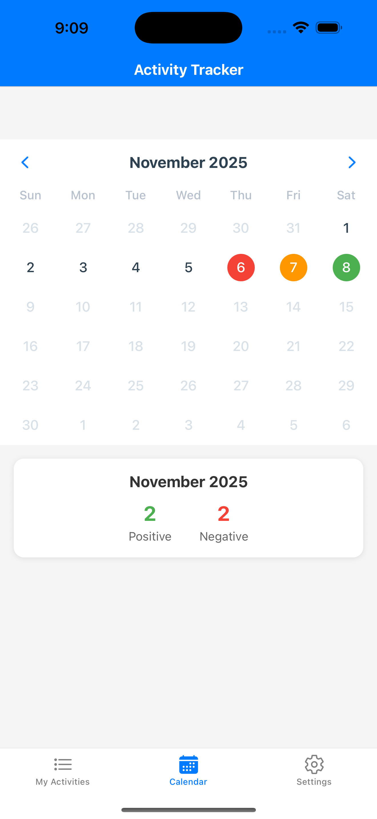 Personal Activity Tracker screenshot 8