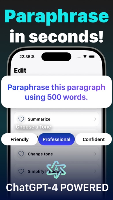 Writify: AI Text Generation Screenshot