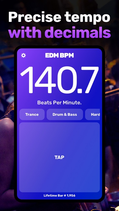 Screenshot #2 pour EDM BPM: Get Beats per Minute