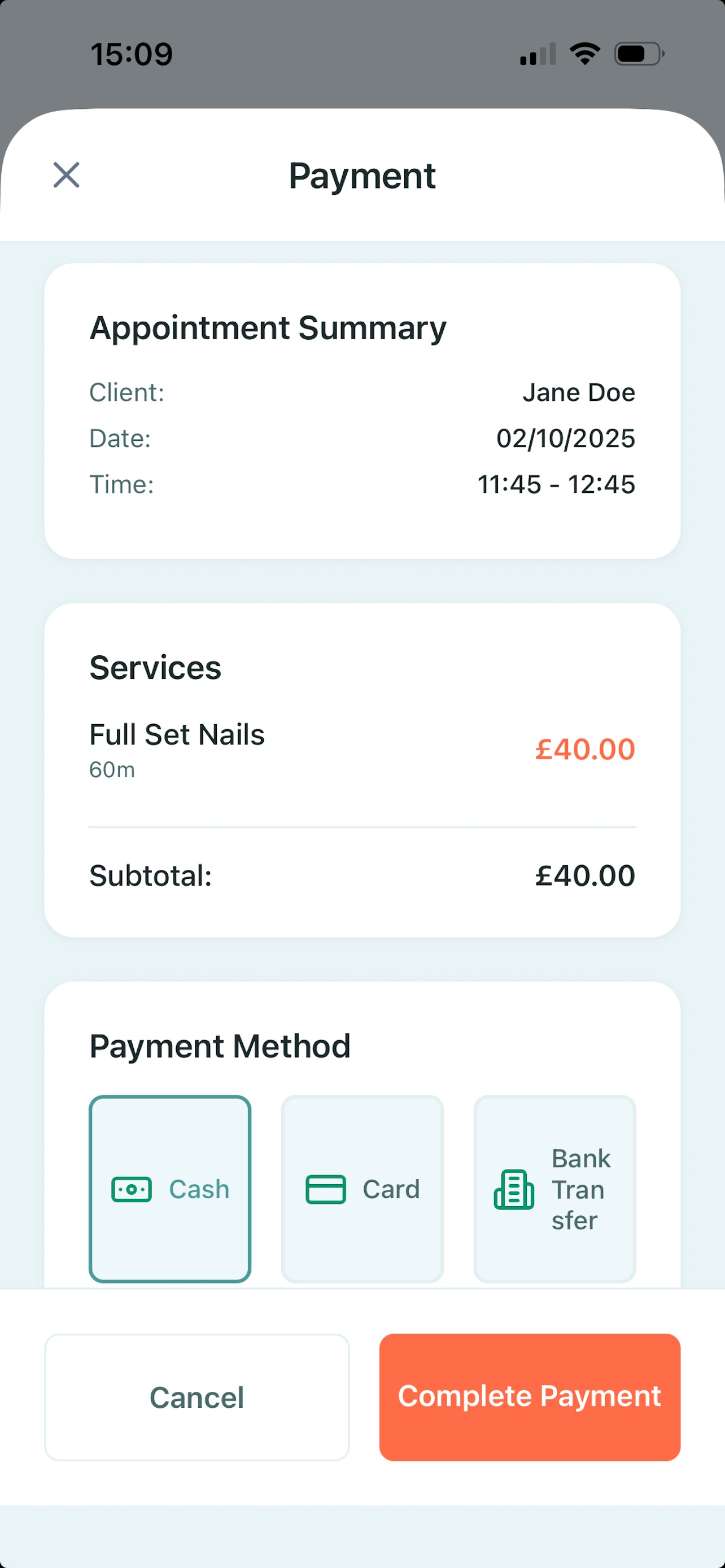 Booklyn Solo Appointments App screenshot 7